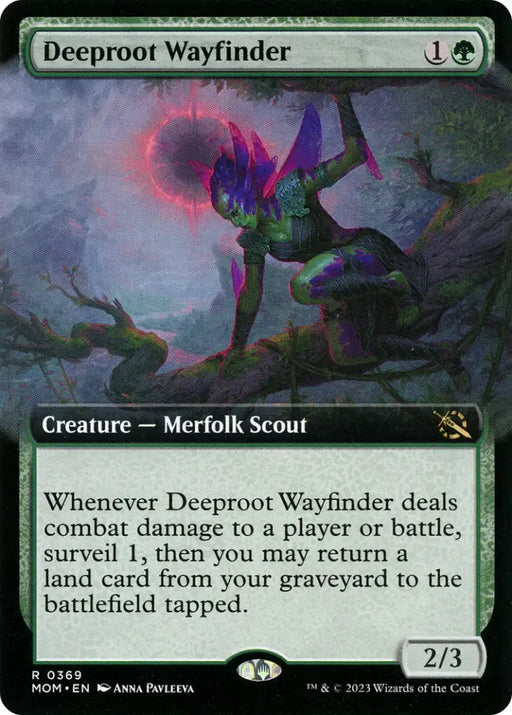 Deeproot Wayfinder (Extended Art) [March of the Machine] - MTG Single