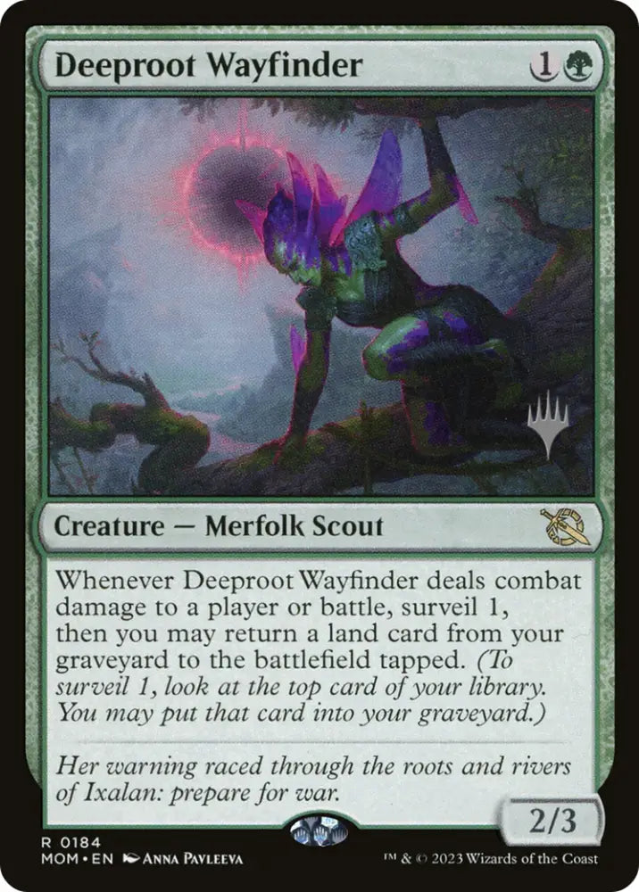 Deeproot Wayfinder (Promo Pack) [March of the Machine Promos] - MTG Single