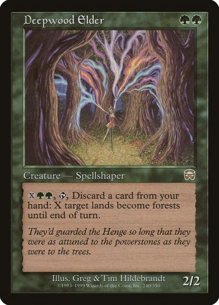 Deepwood Elder [Mercadian Masques] - MTG Single