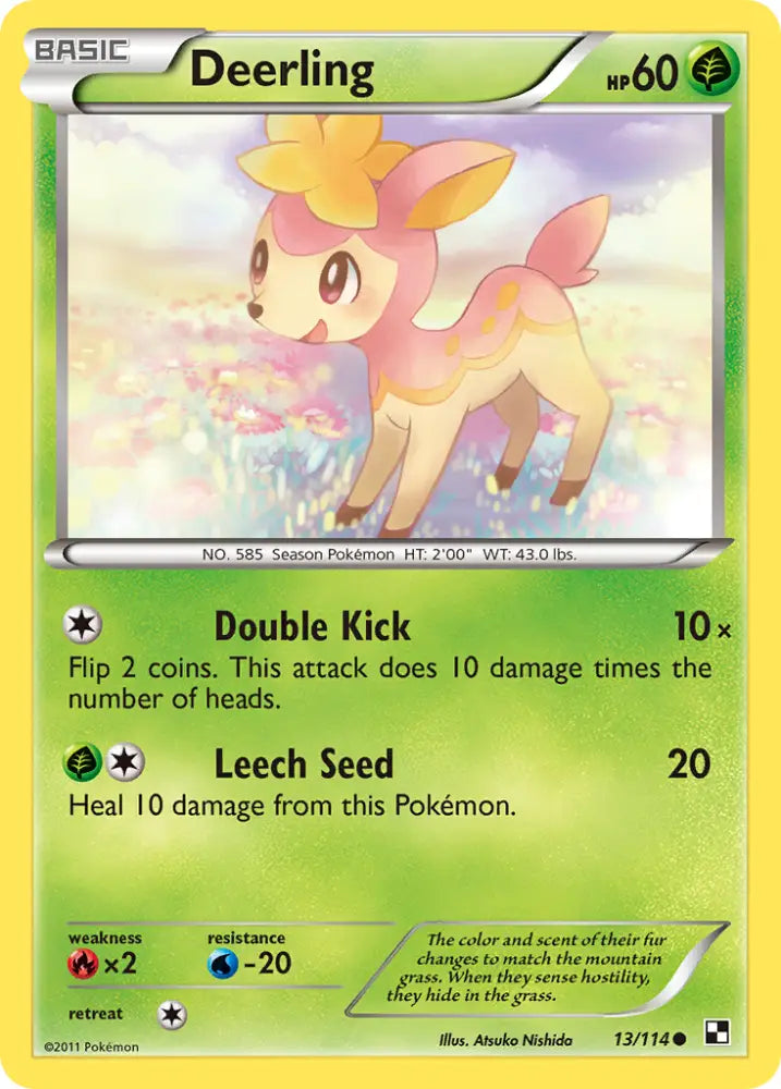 Deerling (13/114) [Black & White: Base Set] - Pokemon Single