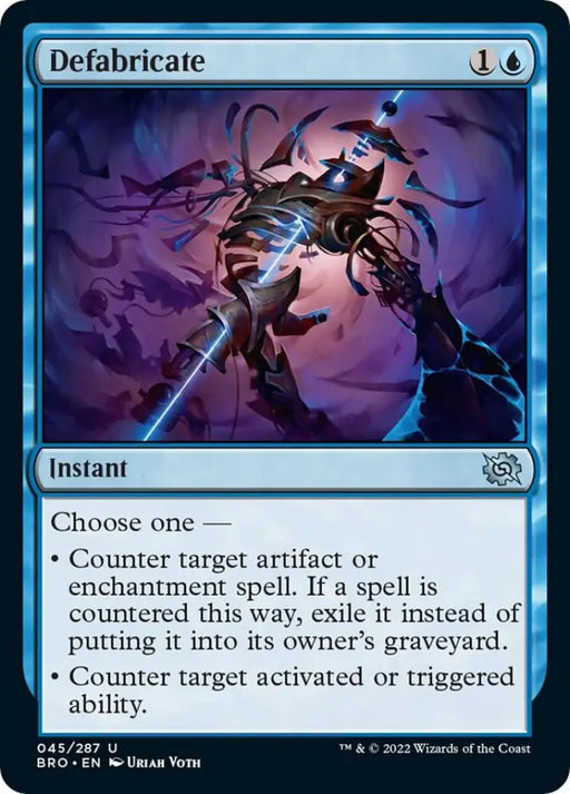 Defabricate [The Brothers’ War] - MTG Single