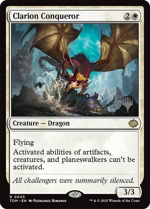 Clarion Conqueror (5p) [Tarkir: Dragonstorm Promos]