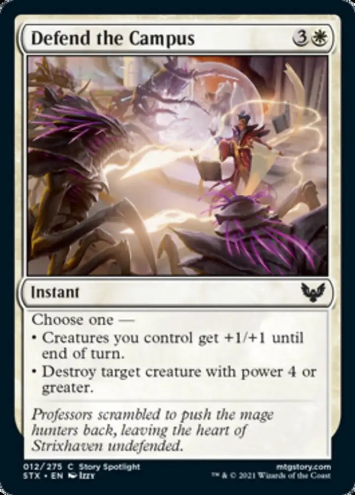 Defend the Campus [Strixhaven: School of Mages] - MTG Single