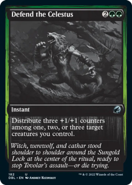 Defend the Celestus [Innistrad: Double Feature] - MTG Single