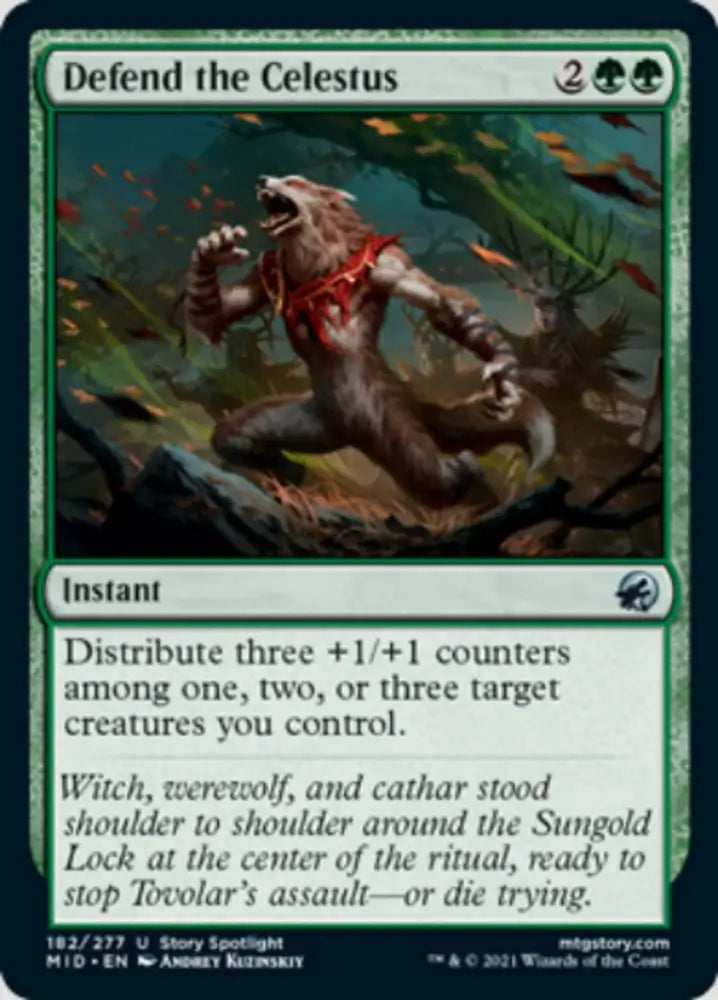 Defend the Celestus [Innistrad: Midnight Hunt] - MTG Single