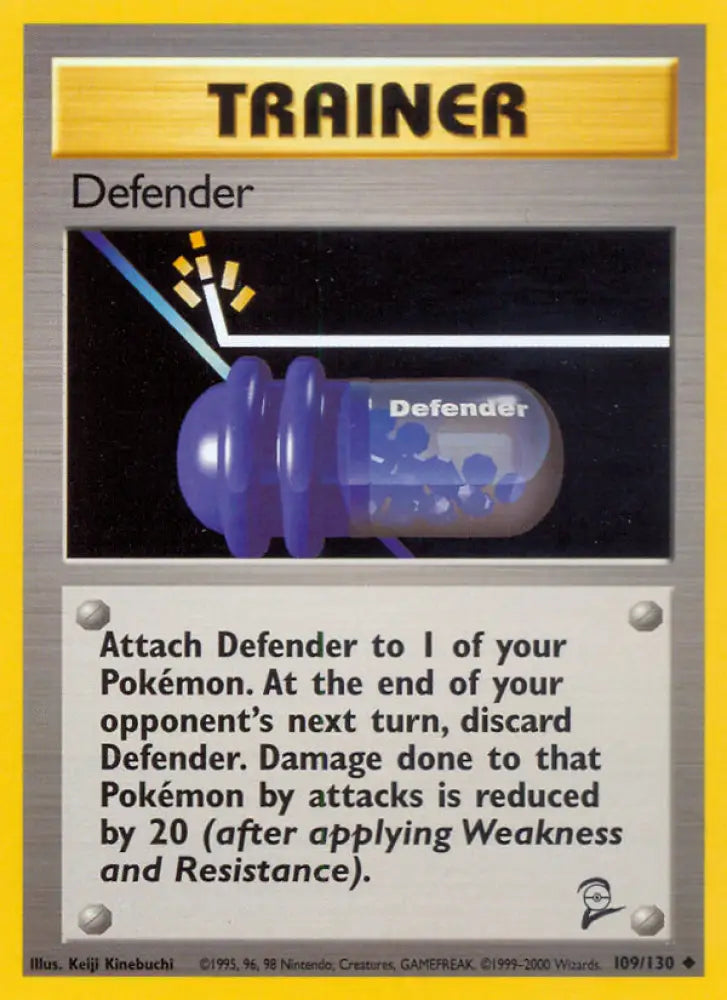 Defender (109/130) [Base Set 2] - Pokemon Single