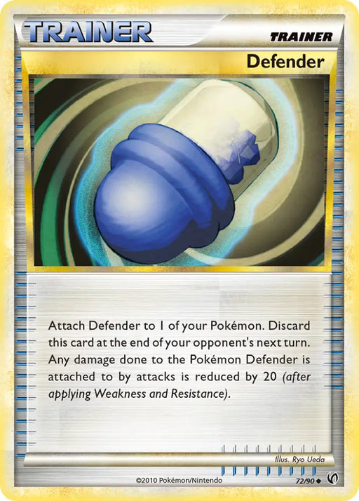 Defender (72/90) [HeartGold & SoulSilver: Undaunted] - Pokemon Single