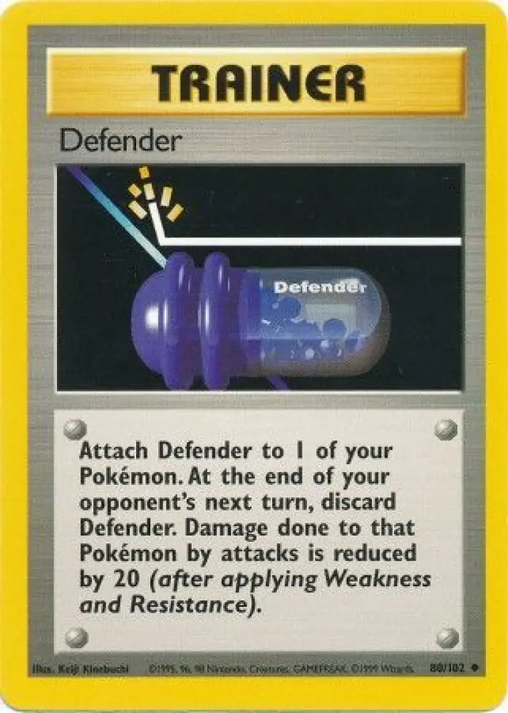 Defender (80/102) [Base Set Unlimited] - Pokemon Single