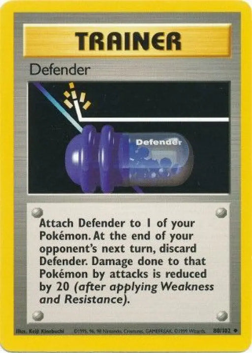Defender (80/102) [Base Set Unlimited] - Pokemon Single
