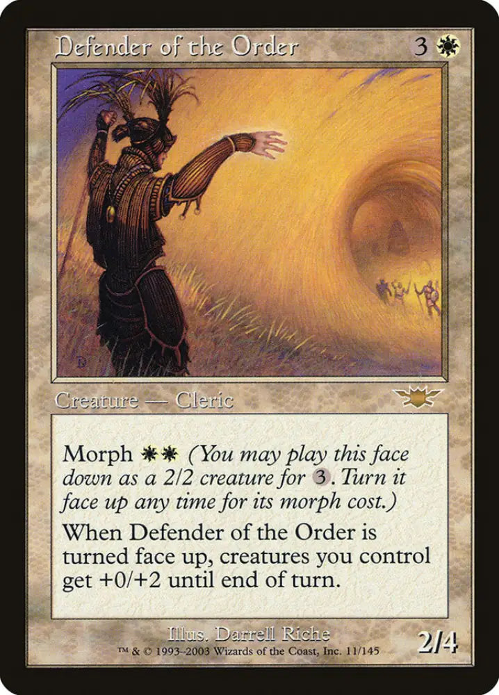 Defender of the Order [Legions] - MTG Single