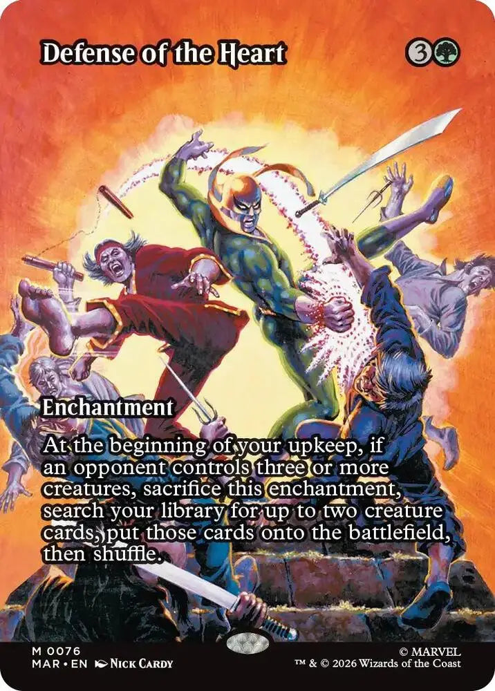 Defense of the Heart (Borderless) (76) [Marvel Universe Eternal-Legal]