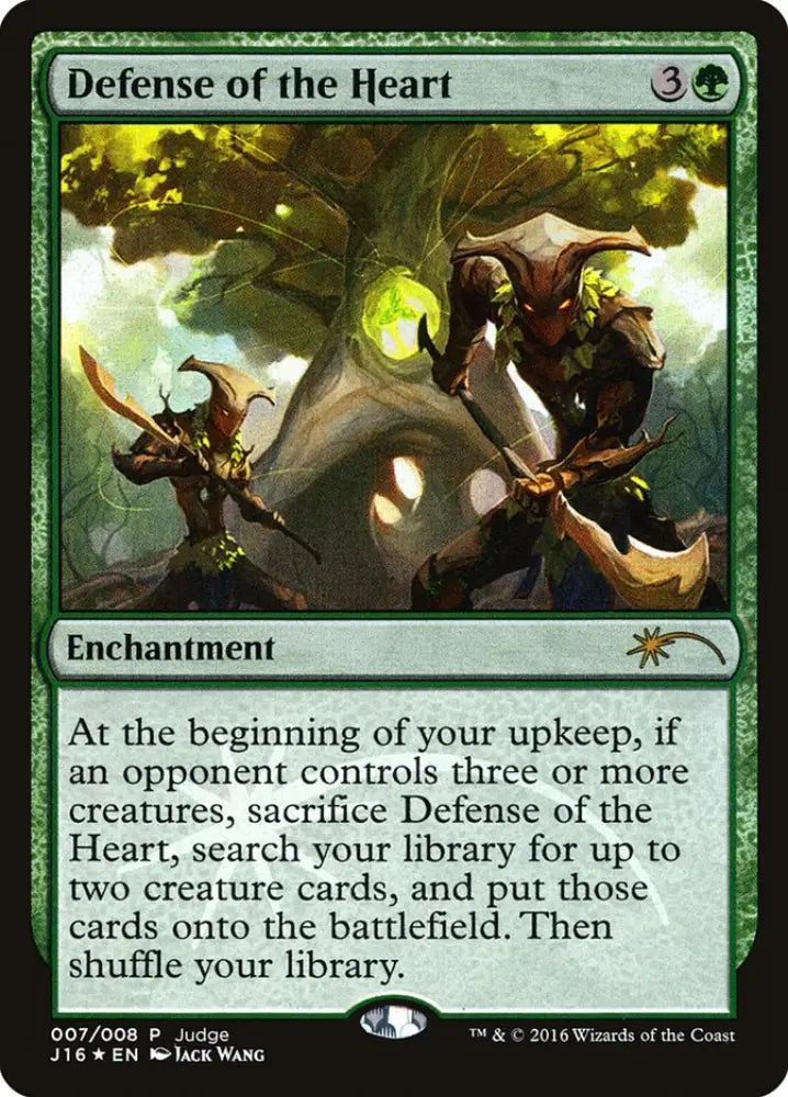 Defense of the Heart [Judge Gift Cards 2016] - MTG Single