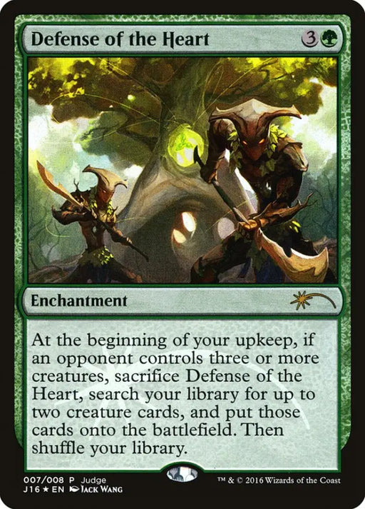 Defense of the Heart [Judge Gift Cards 2016] - MTG Single