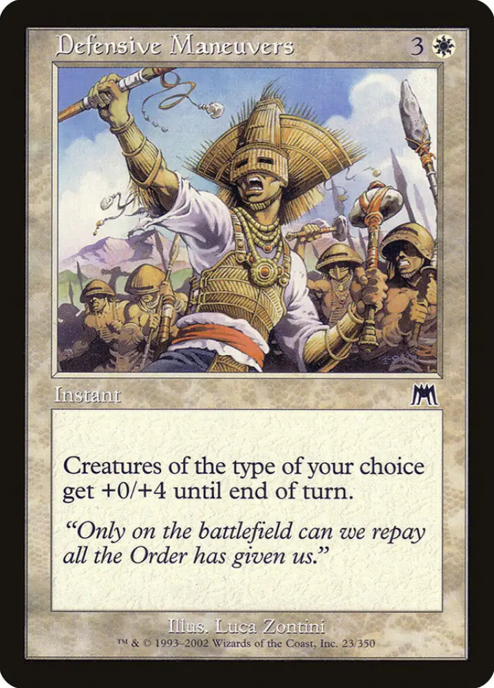 Defensive Maneuvers [Onslaught] - MTG Single