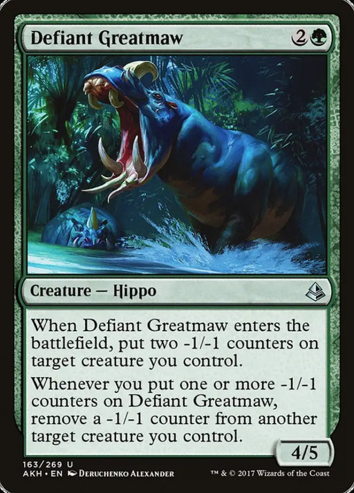 Defiant Greatmaw [Amonkhet] - MTG Single