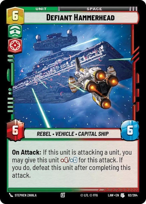Defiant Hammerhead (62/264) [A Lawless Time]