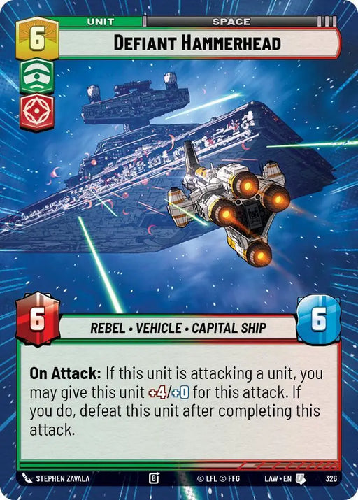 Defiant Hammerhead (Hyperspace) (326) [A Lawless Time]