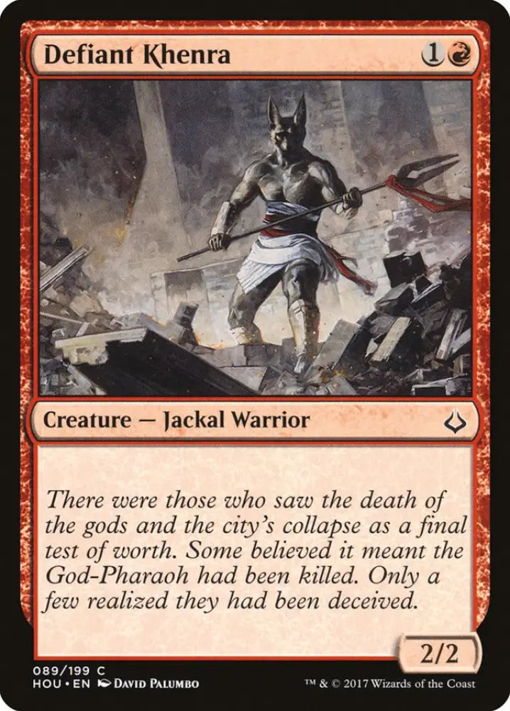 Defiant Khenra [Hour of Devastation] - MTG Single