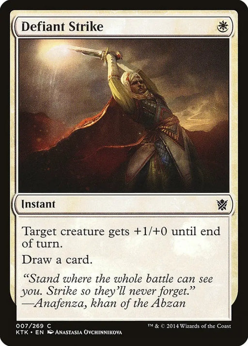 Defiant Strike [Khans of Tarkir] - MTG Single