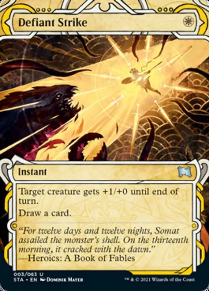 Defiant Strike [Strixhaven: School of Mages Mystical Archive] - MTG Single