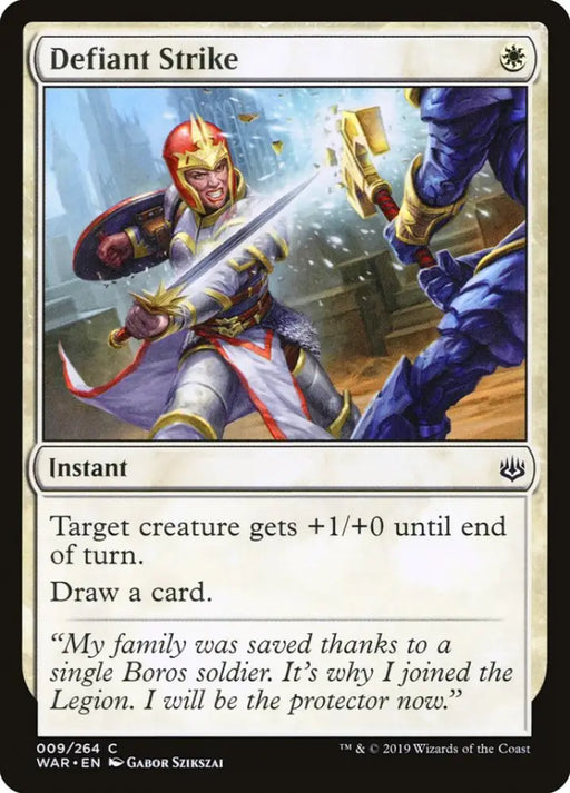 Defiant Strike [War of the Spark] - MTG Single