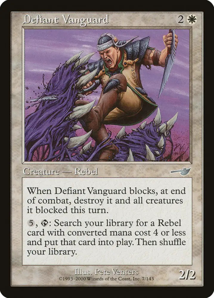 Defiant Vanguard [Nemesis] - MTG Single