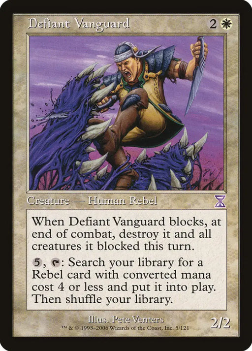 Defiant Vanguard [Time Spiral Timeshifted] - MTG Single