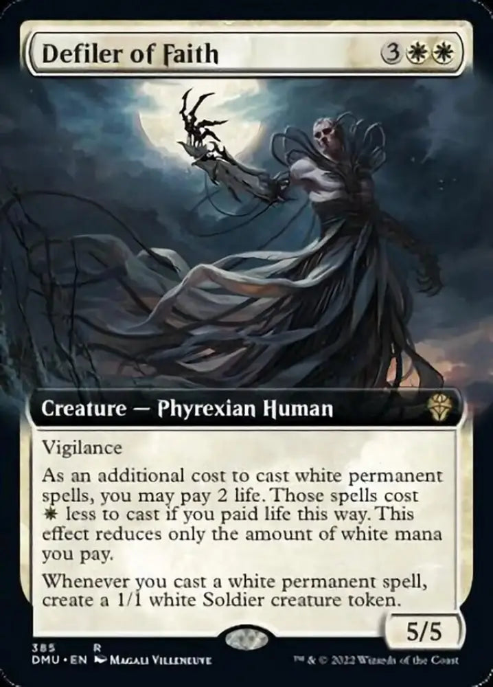 Defiler of Faith (Extended Art) [Dominaria United] - MTG Single
