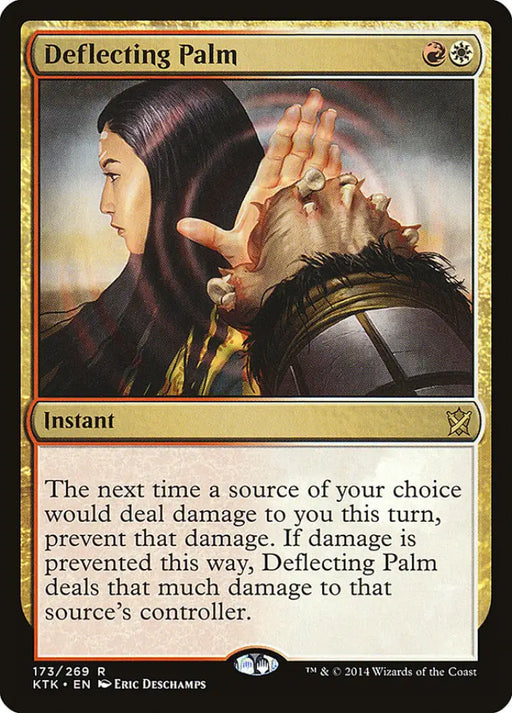 Deflecting Palm [Khans of Tarkir] - MTG Single