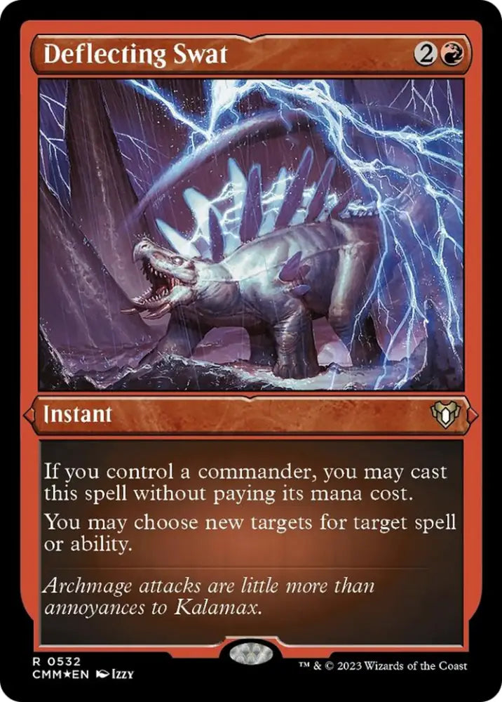 Deflecting Swat (Foil Etched) [Commander Masters] - MTG Single