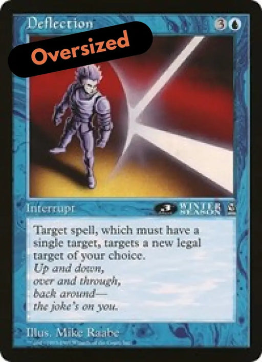 Deflection (Oversized) [Oversize Cards] - MTG Single