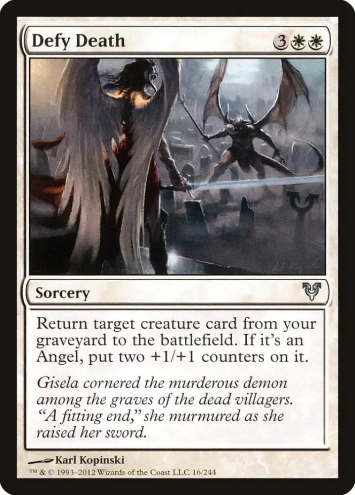 Defy Death [Avacyn Restored] - MTG Single