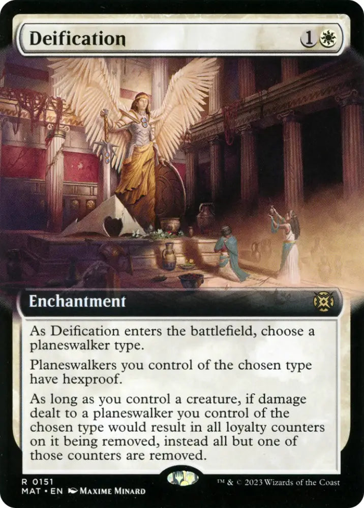 Deification (Extended Art) [March of the Machine: The Aftermath] - MTG Single