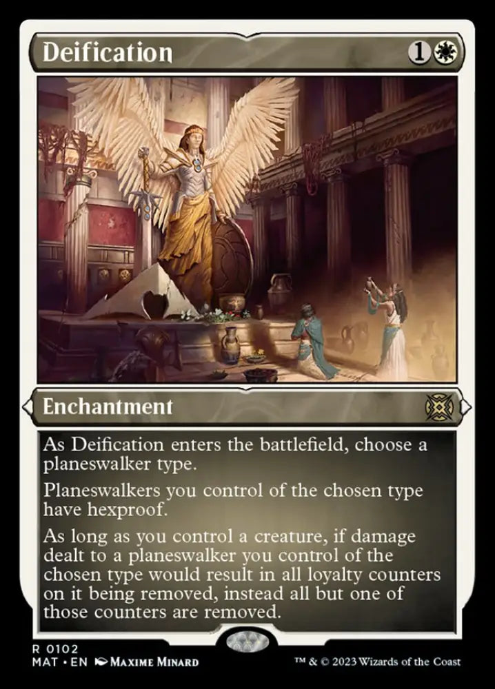 Deification (Foil Etched) [March of the Machine: The Aftermath] - MTG Single