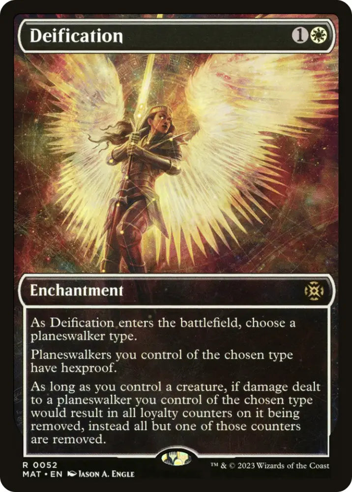 Deification (Showcase) [March of the Machine: The Aftermath] - MTG Single
