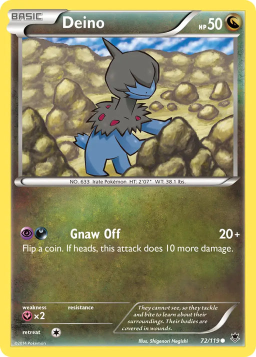 Deino (72/119) [XY: Phantom Forces] - Pokemon Single