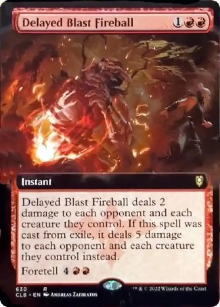 Delayed Blast Fireball (Extended Art) [Commander Legends: Battle for Baldur’s Gate] - MTG Single