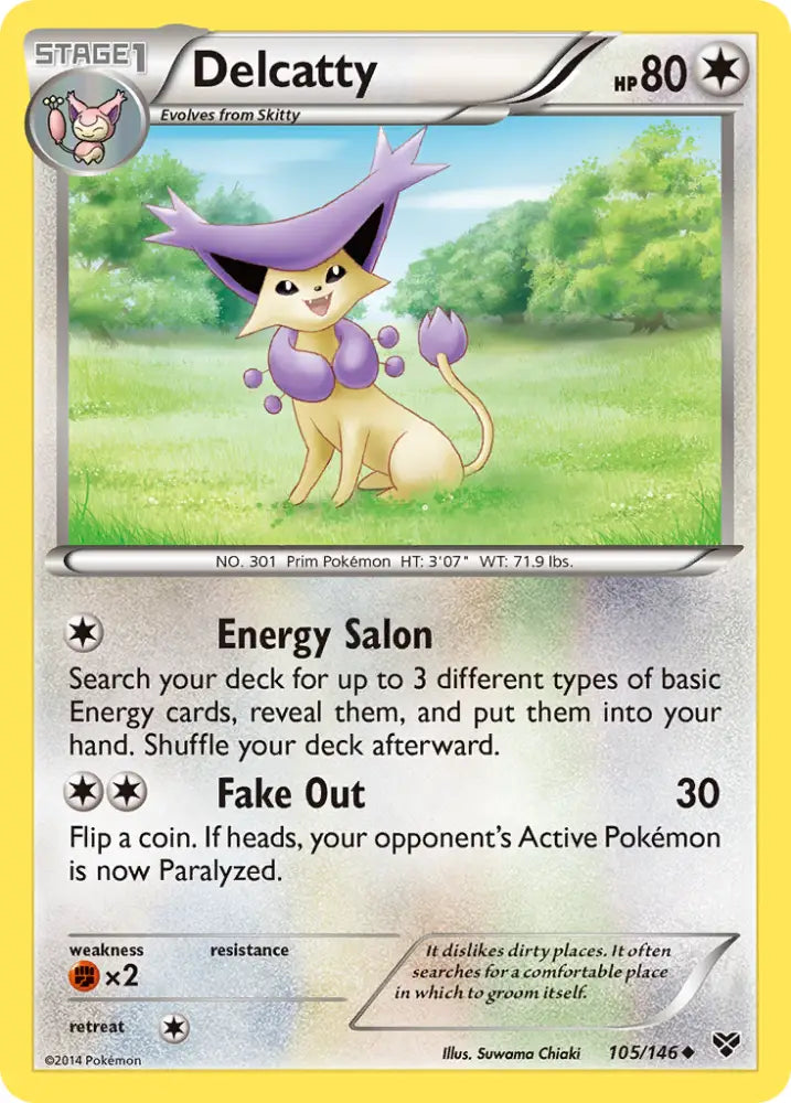 Delcatty (105/146) [XY: Base Set] - Pokemon Single