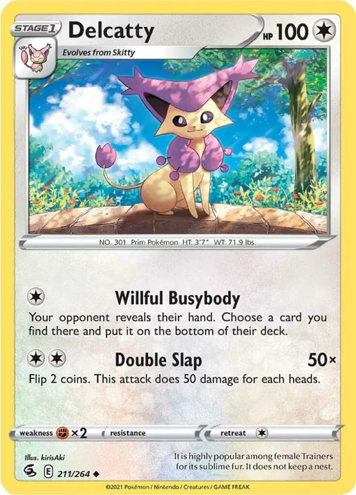 Delcatty (211/264) [Sword & Shield: Fusion Strike] - Pokemon Single