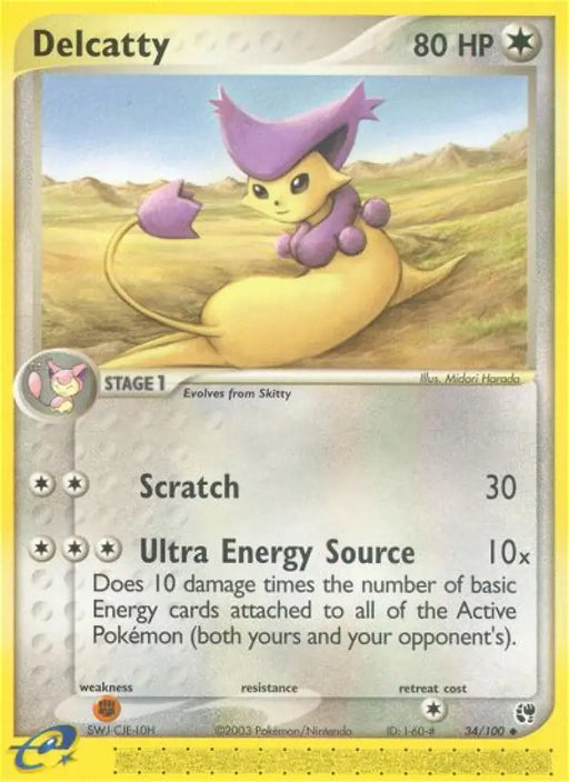 Delcatty (34/100) [EX: Sandstorm] - Pokemon Single