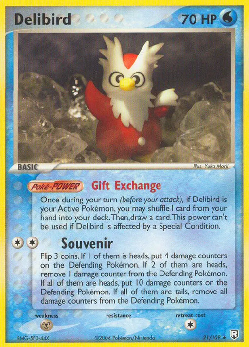 Delibird (21/109) [EX: Team Rocket Returns] - Pokemon Single