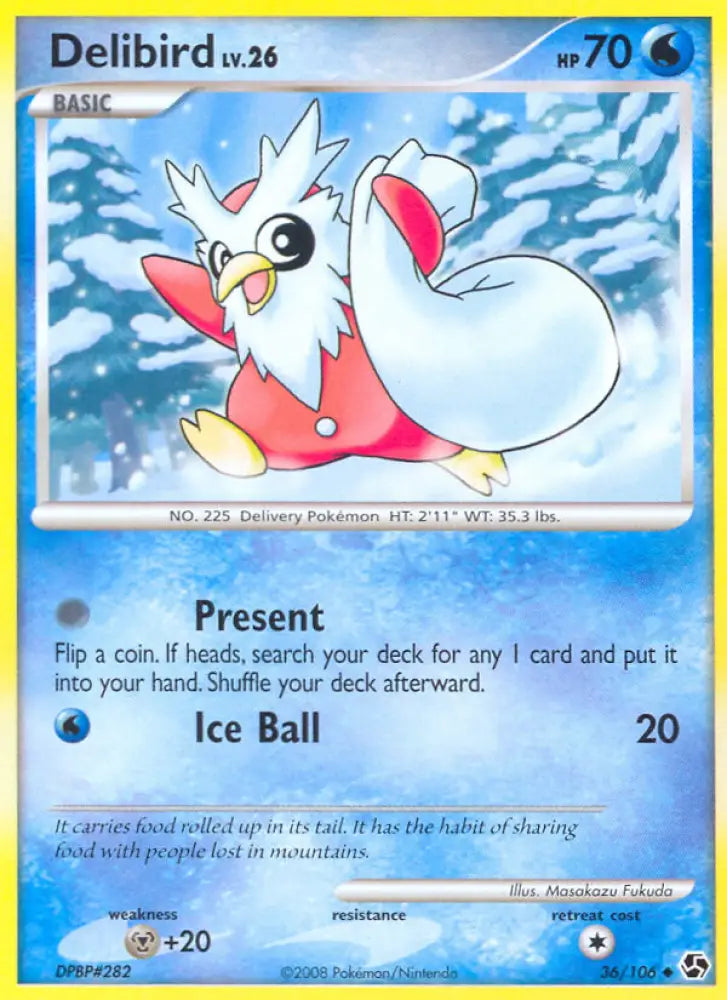 Delibird (36/106) [Diamond & Pearl: Great Encounters] - Pokemon Single