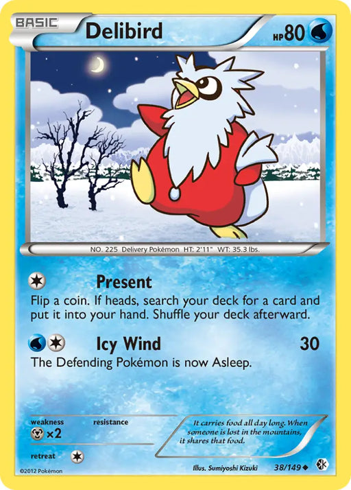 Delibird (38/149) [Black & White: Boundaries Crossed] - Pokemon Single