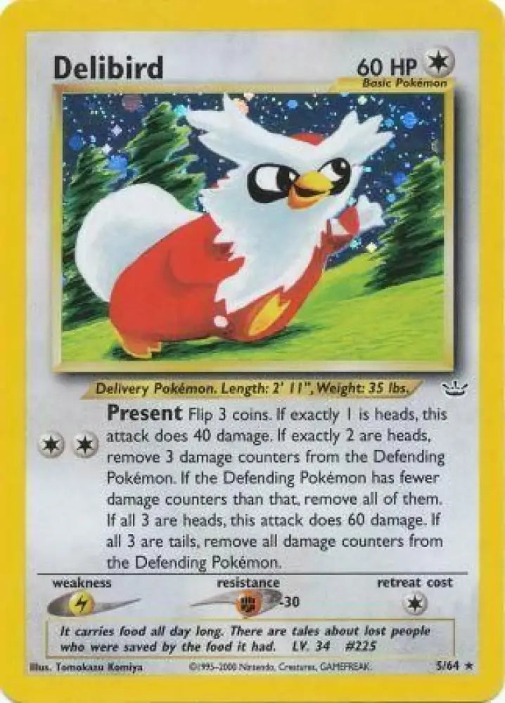 Delibird (5/64) [Neo Revelation Unlimited] - Pokemon Single