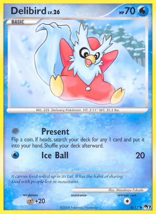 Delibird (6/17) [POP Series 7] - Pokemon Single