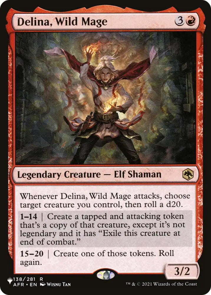 Delina, Wild Mage (138) [The List]