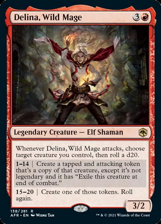Delina Wild Mage [Dungeons & Dragons: Adventures in the Forgotten Realms] - MTG Single