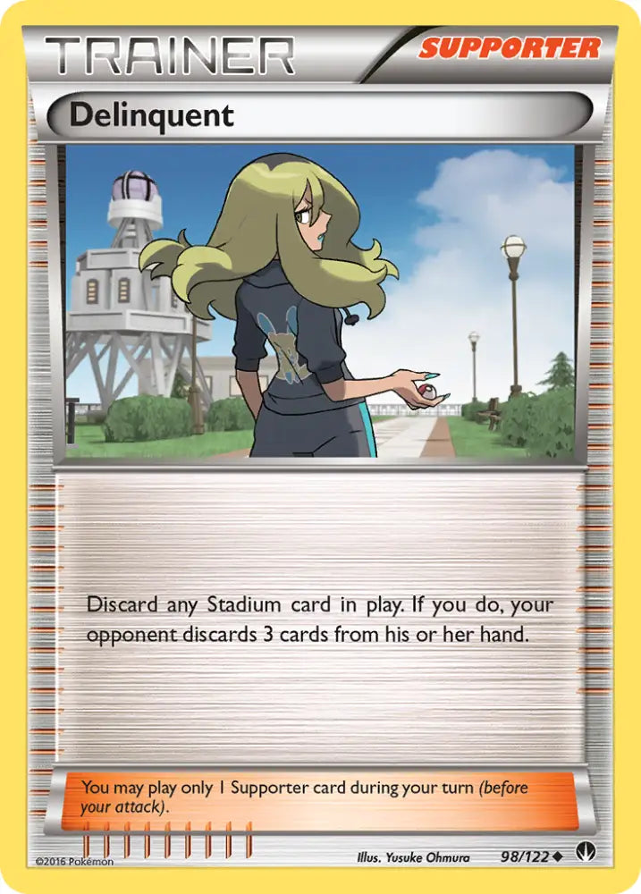 Delinquent (98/122) [XY: BREAKpoint] - Pokemon Single