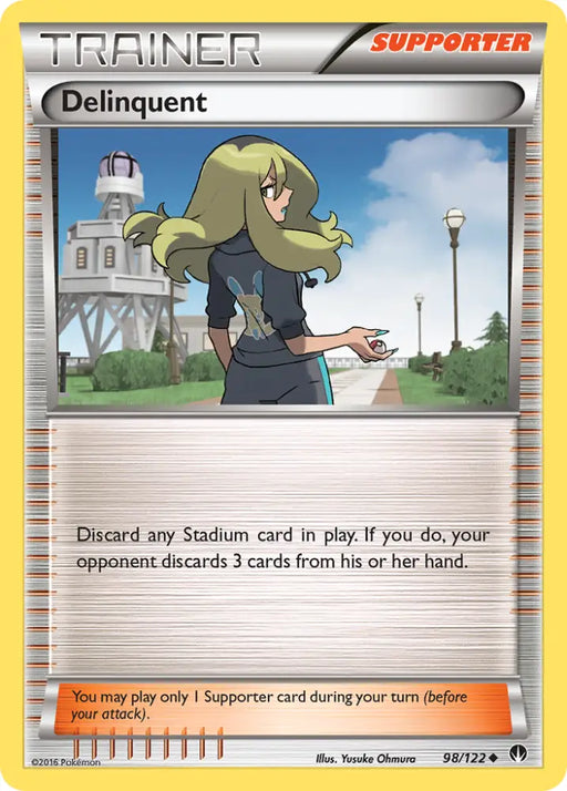 Delinquent (98/122) [XY: BREAKpoint] - Pokemon Single
