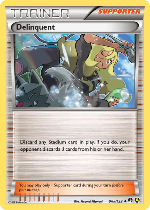 Delinquent (98a/122) [Alternate Art Promos] - Pokemon Single